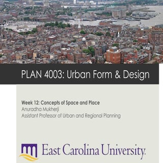 Urban Form and Design - Concepts of...