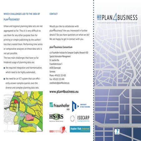 the plan4business flyer