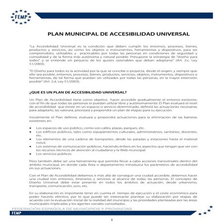Plan accesibilidad universal   aprobado ce