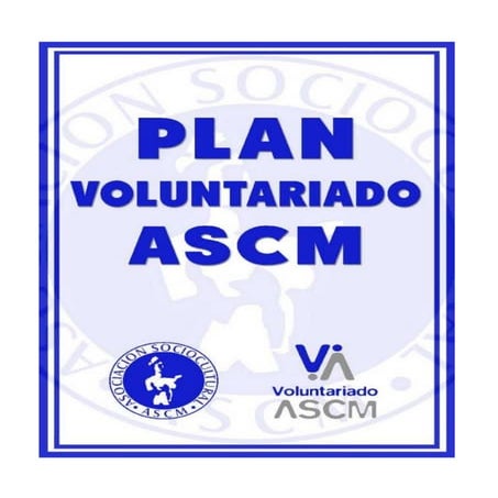 Plan de Voluntariado ASCM (2020)