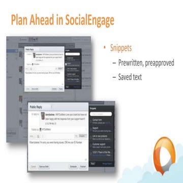 Plan Ahead with SocialEngage