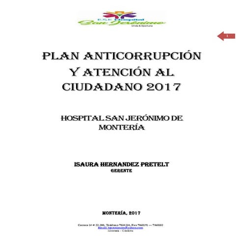 Plan anticorrupción actualizado 2017