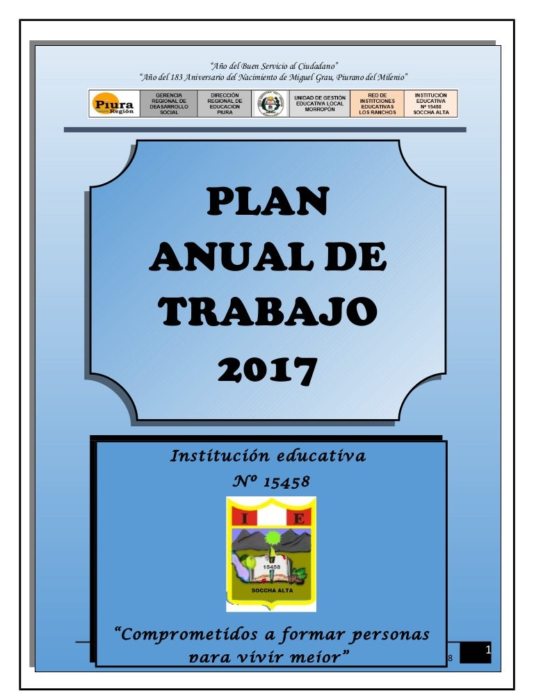 plan anual de trabajo