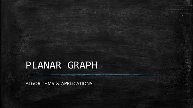 Planar graph
