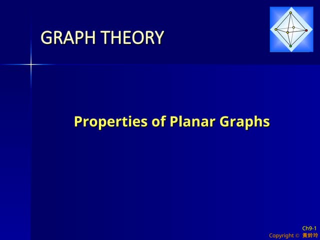 Planar Graphs.ppt for computer science and engineering