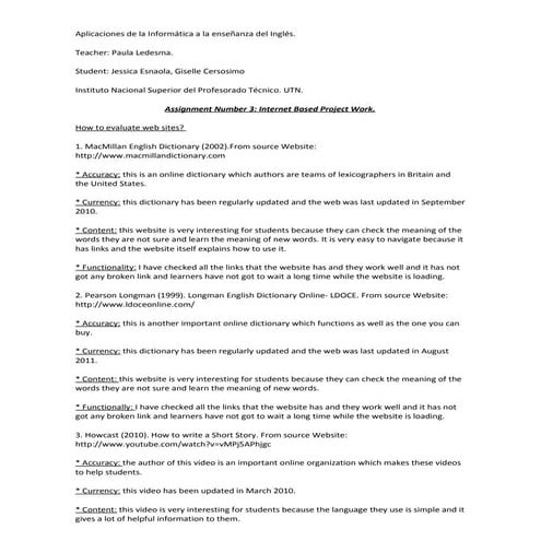 Plan assignment nº3! 