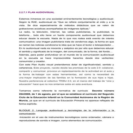 Plan audiovisual 13 14