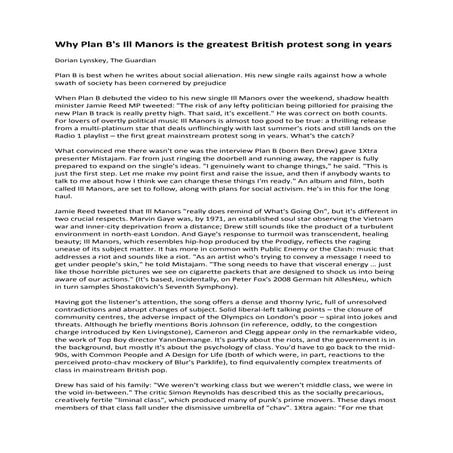 Plan b ill manors review