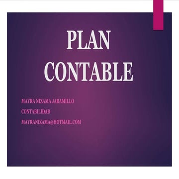 Contabilidad Gubernamental - PLAN UNICO DE CUENTAS | PPTX