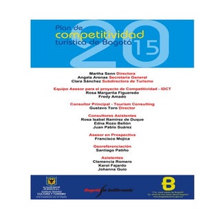 Plan de Competitividad Turística de...