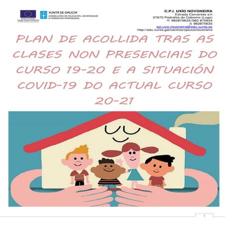 Plan de acollida tras covid