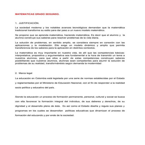 Plan de areas primaria 2 c. naturales