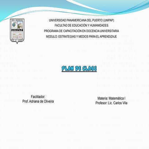 Plan de clase