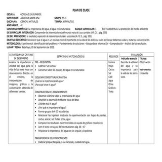 Plan de clase
