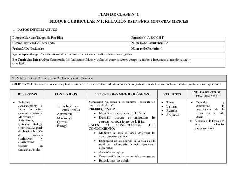 plan de clase 1 2 planeamiento de clases