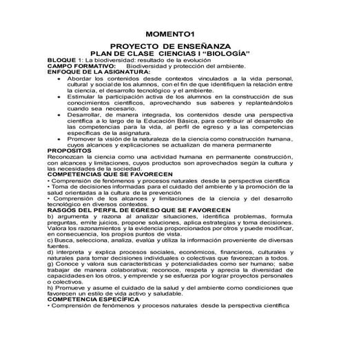 Plan de clase secuencia 1 plan 2011