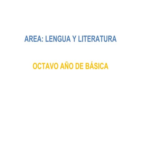 Plan de clases lengua 8 9-10