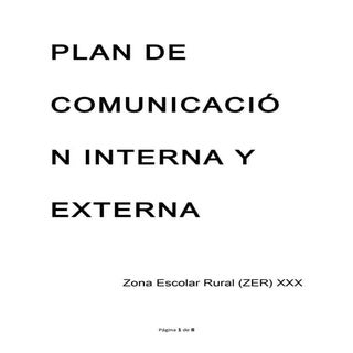 Plan de Comunicación Interna y Exte...