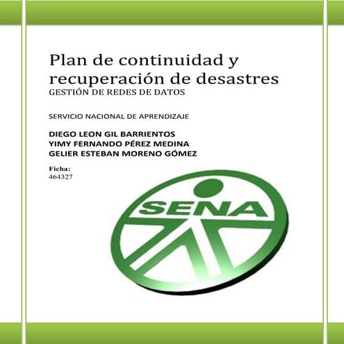 Plan de continuidad