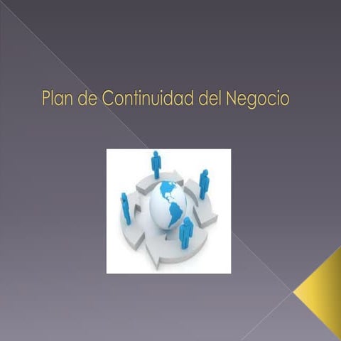 Gestión de continuidad del negocio | PDF
