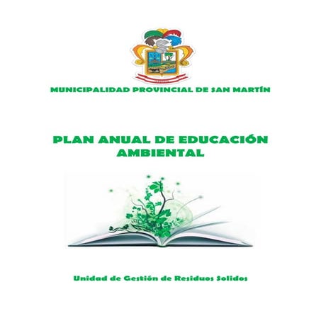 Plan de educacion ambiental