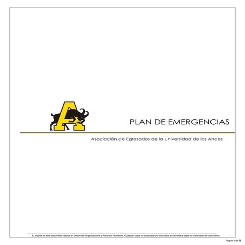 Plan de emergencias 2014