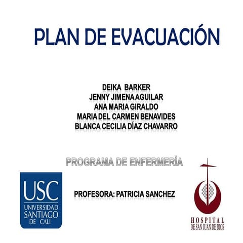 Plan de evacuacion