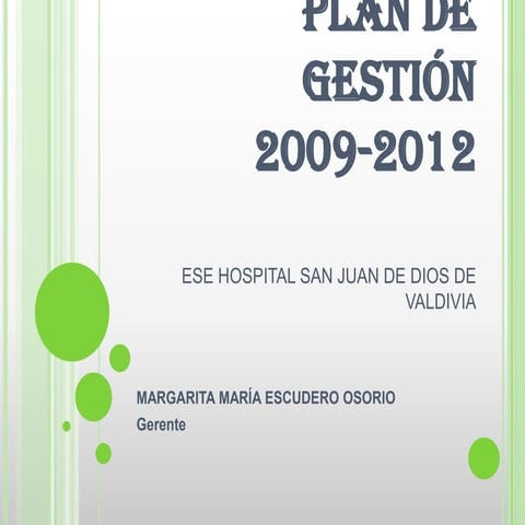 Plan De Gestión Valdivia