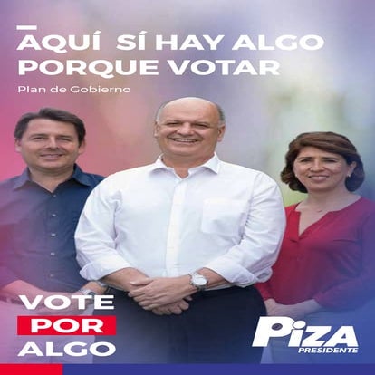 Plan de gobierno de Rodolfo Emilio Piza Rocafort 2018 - PUSC