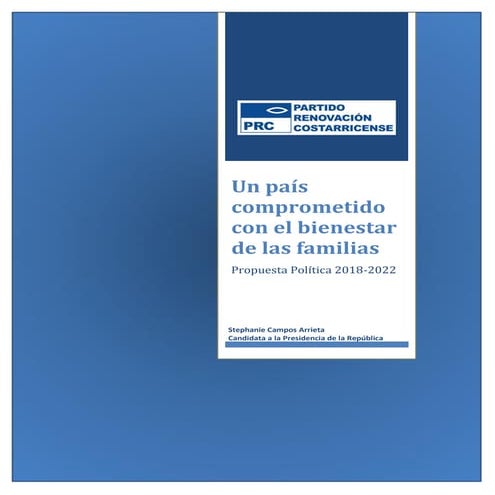 Plan de gobierno de Stephanie Campos Arrieta 2018 - PRC