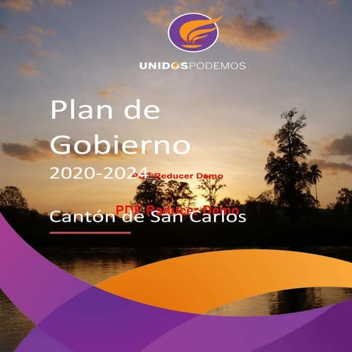 Plan de Gobierno Partido Unidos Podemos - Carlos Alberto Hidalgo
