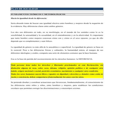 La igualdad de genero | PPTX
