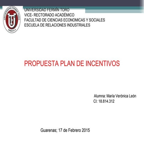 Plan de Incentivos