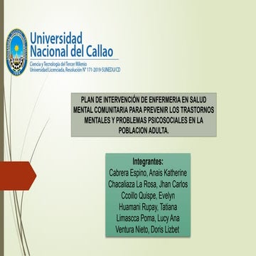 PLAN DE INTERVECIÓN Y PREVENCIÓN EN TRASTORNOS MENTALESFINAL.pptx
