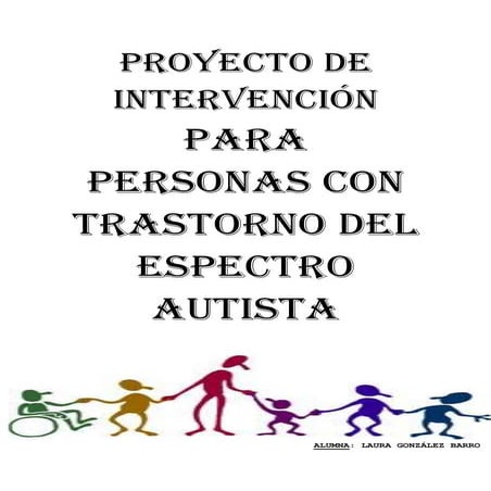 Plan de intervención para personas con autismo