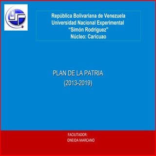 Plan de la patria