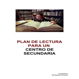 Plan de lectura para un Centro de S...
