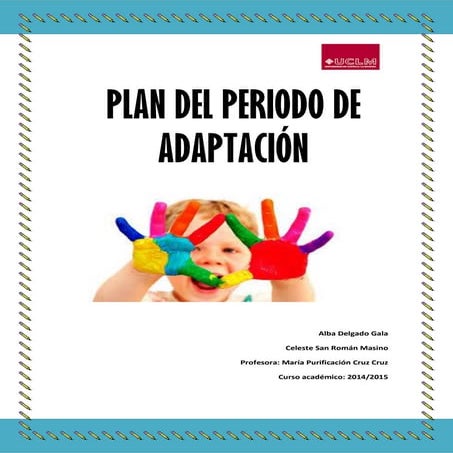 Plan del periodo de adaptación