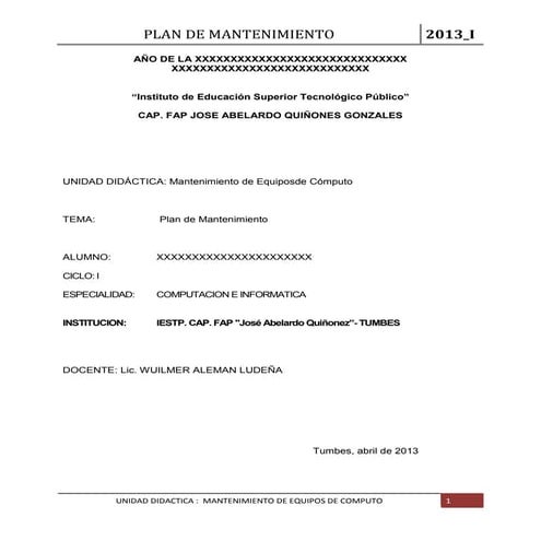 Plan de mantenimiento1
