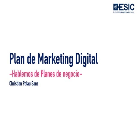 Plan de marketing digital