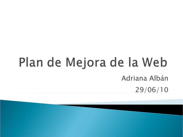 Plan de mejora de hoy.com.ec