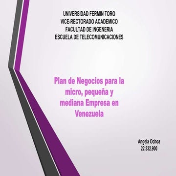 Plan de negocio