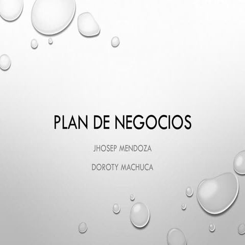 Plan de negocios la real