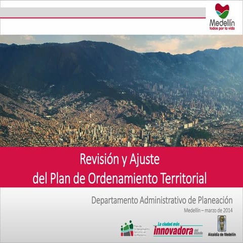 Plan de ordenamiento territorial   revisión y ajuste