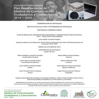 Plan Departamental de Medios de Com...