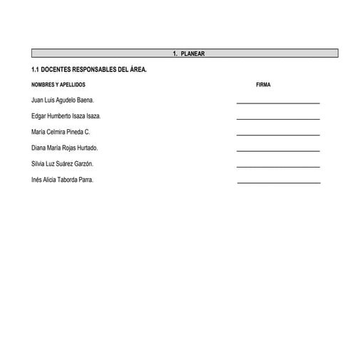 PLAN DE ÁREA HUMANIDADES LENGUA EXTRANJERA INGLÉS 2017