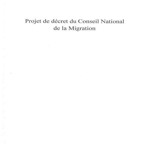 PLAN DE REGULARISATION DES ETRANGERS EN SITUATION IRREGULIERE EN REPUBLIQUE D...