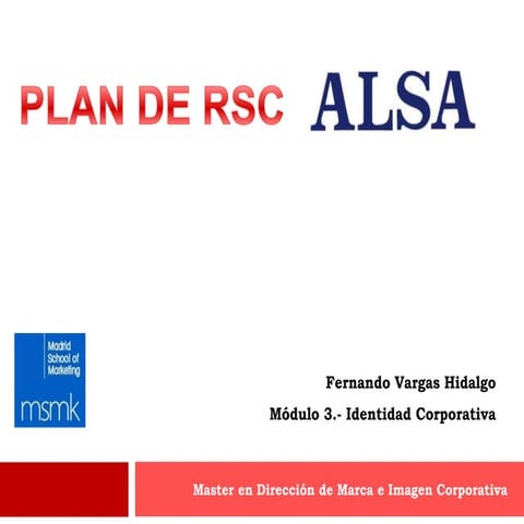 Plan de RSC de alsa
