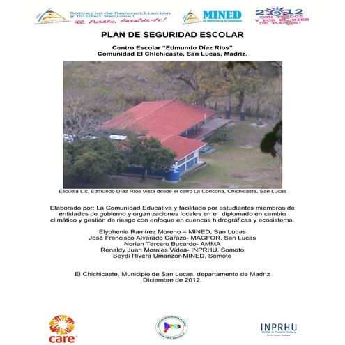 Plan de seguridad escolar - 