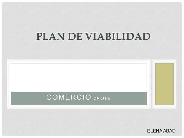 Plan de viabilidad